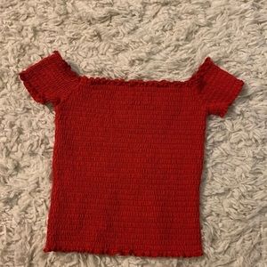 Hollister smocked off the shoulder